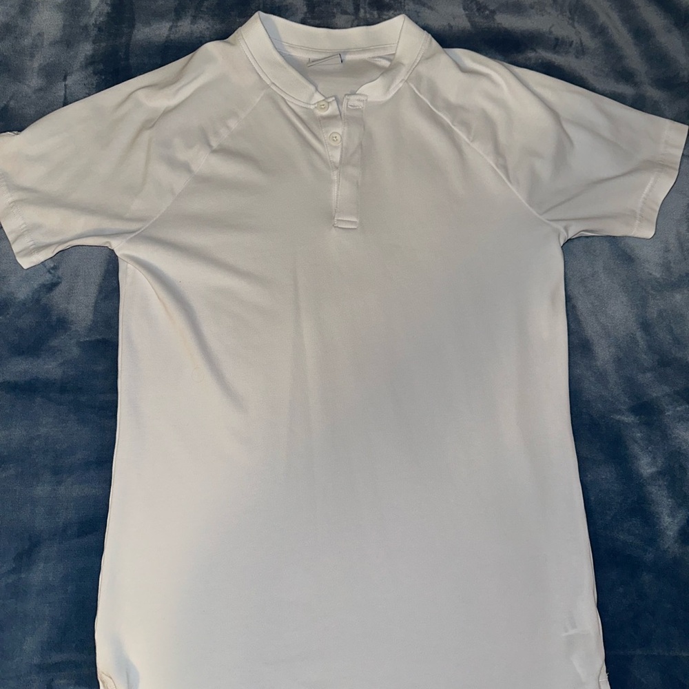 Gymshark White Polo Shirt